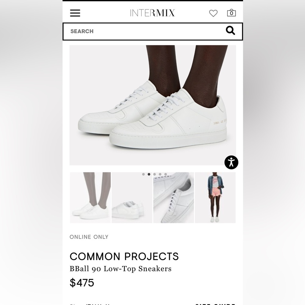 Common Projects Bball 90 Low-Top size 6
